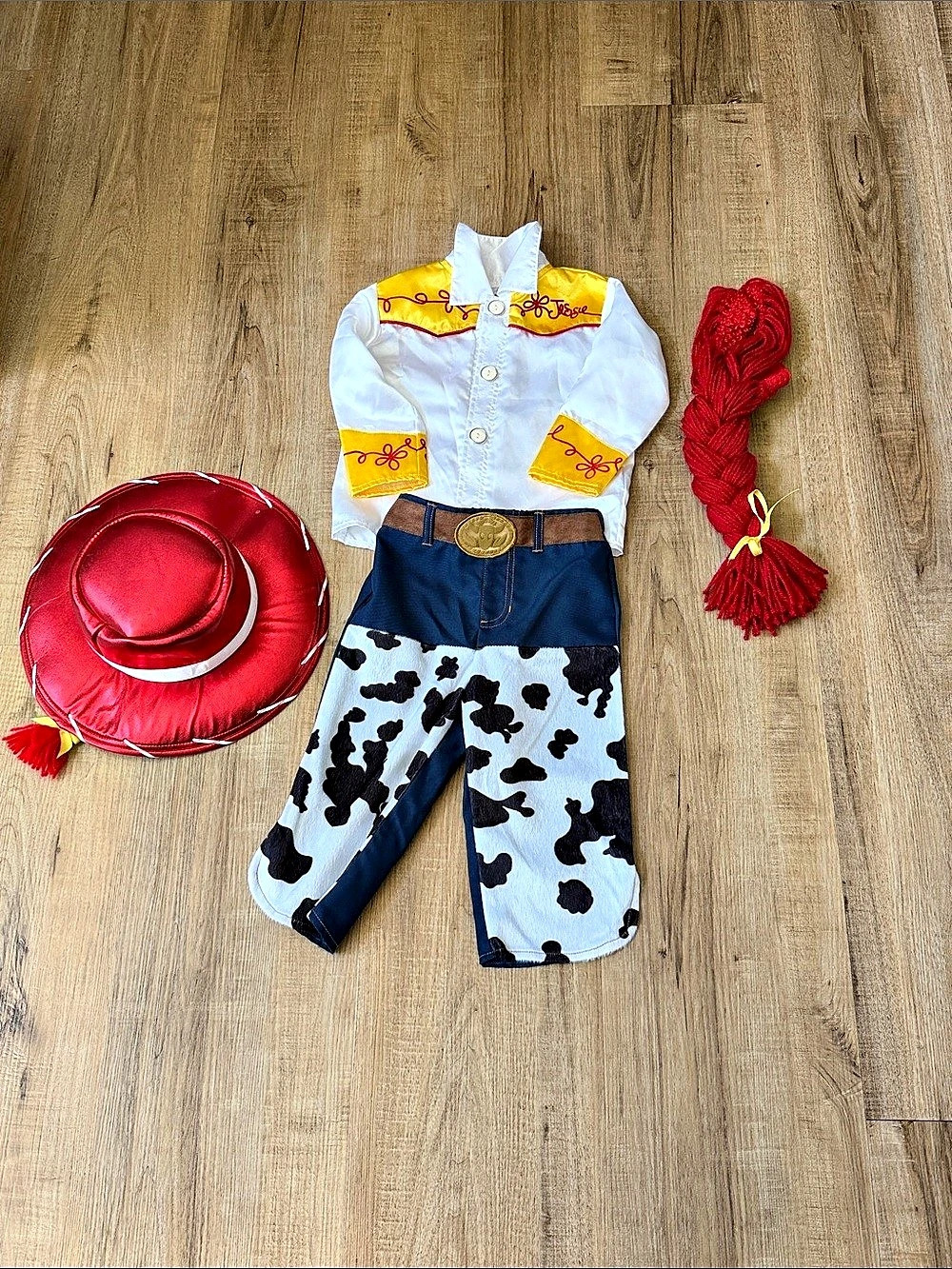 Disney Jessie Costume for Kids – Toy Story in White & Red